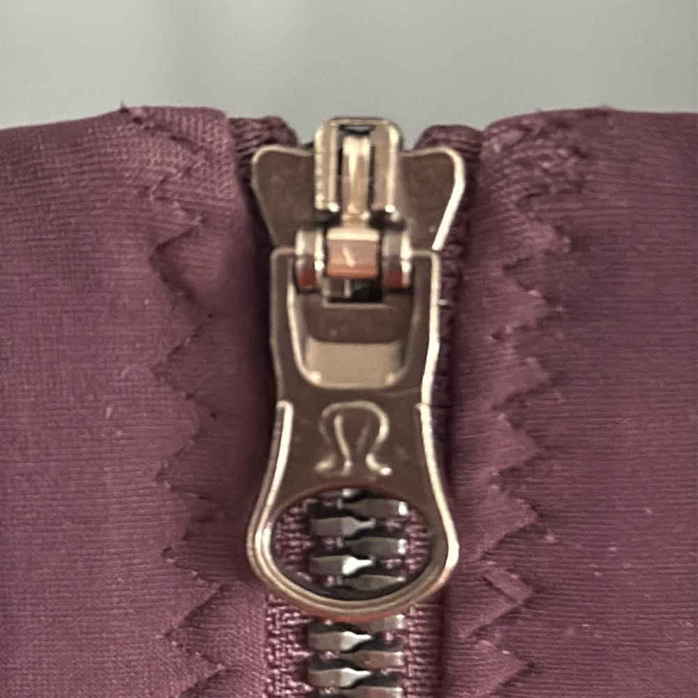 RARE Lululemon Away Dress Black Cherry/Clear Mint Mesh Cut-Out Tennis Athletic 2 - Picture 12 of 15